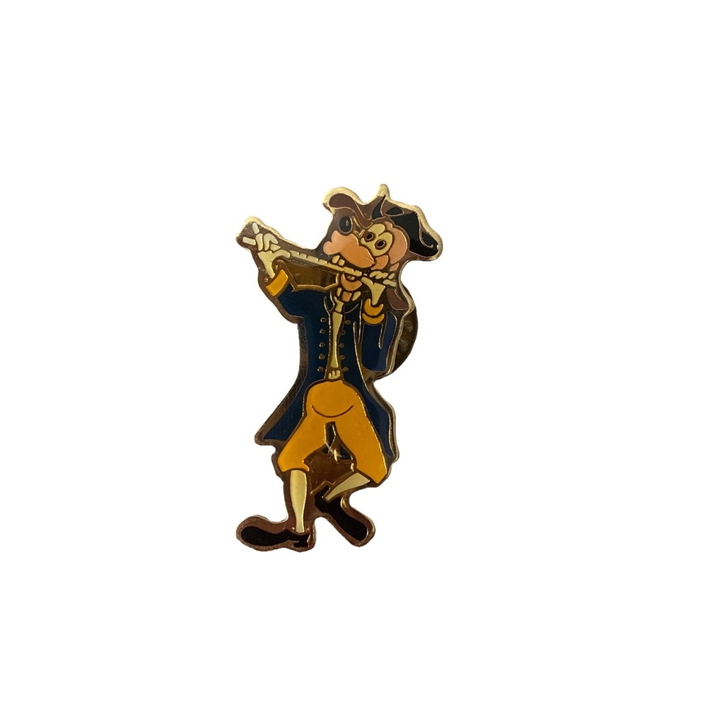 Disney Goofy Pin Eastman Kodak Patriotic Promotion Colonial Fife Flute 1989